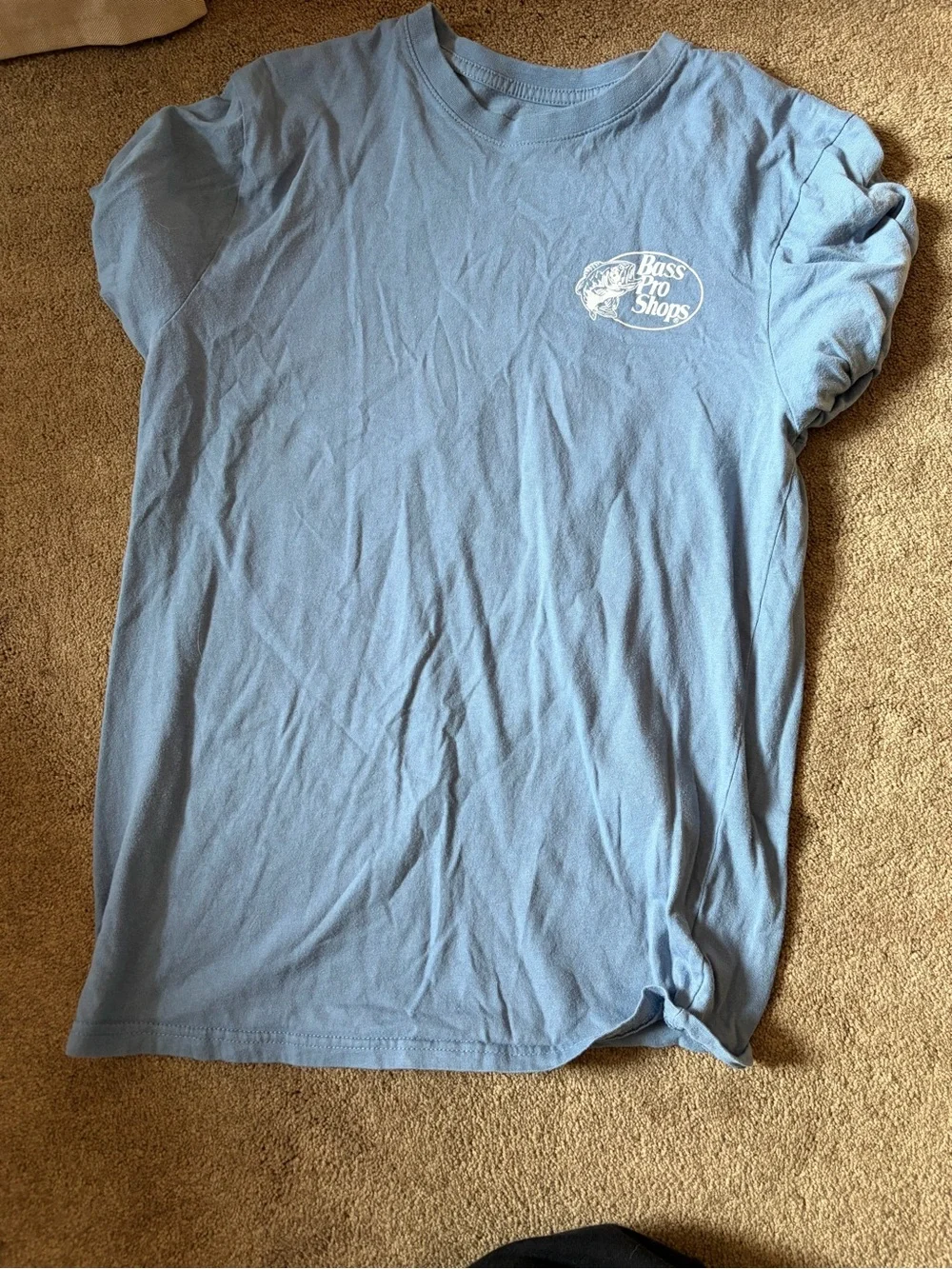 Bass Pro Shops Light Blue 'Good Boy' Dog Graphic Tee